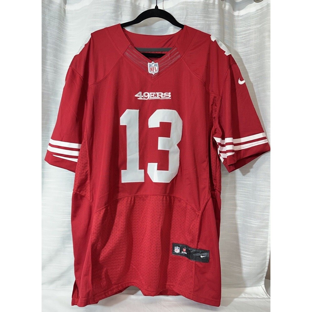 Nike 49ers Stevie Johnson #13 Signed Jersey Size 52 On Field NWT HTF No COA